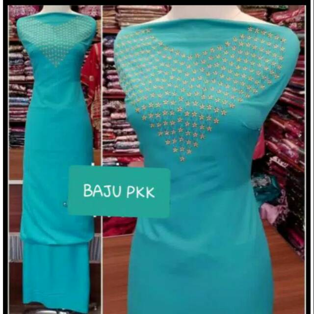 Bahan Bakal Baju Kurung PKK Bordir