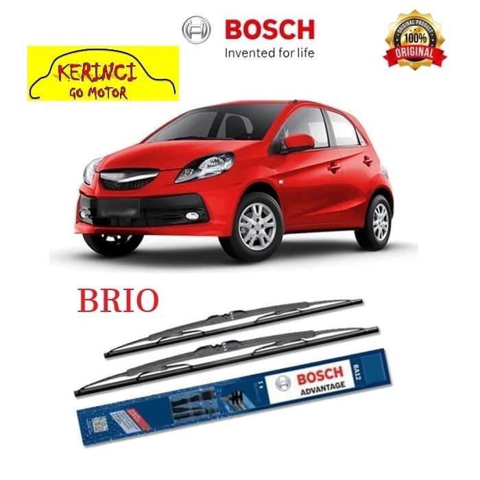 WIPER HONDA BRIO BOSCH ADVANTAGE 22&quot; &amp; 14&quot; - WIPER ADVANTAGE HONDA SET