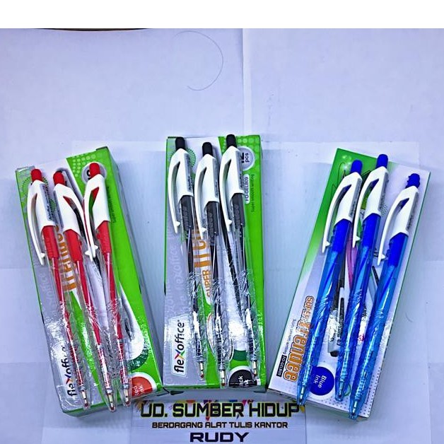 

Pulpen FLEXOFFICE START UP - merah dan biru saja