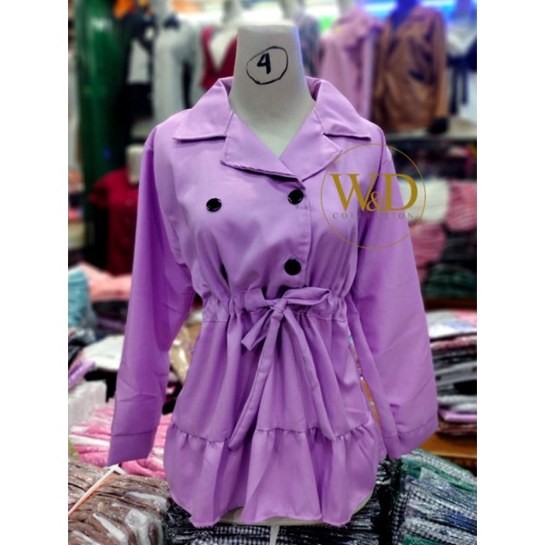 Blouse Atasan Kemeja Wanita Casual Murah Baju Polos Korean Style Basic fashion Muslim Hijabers 0100