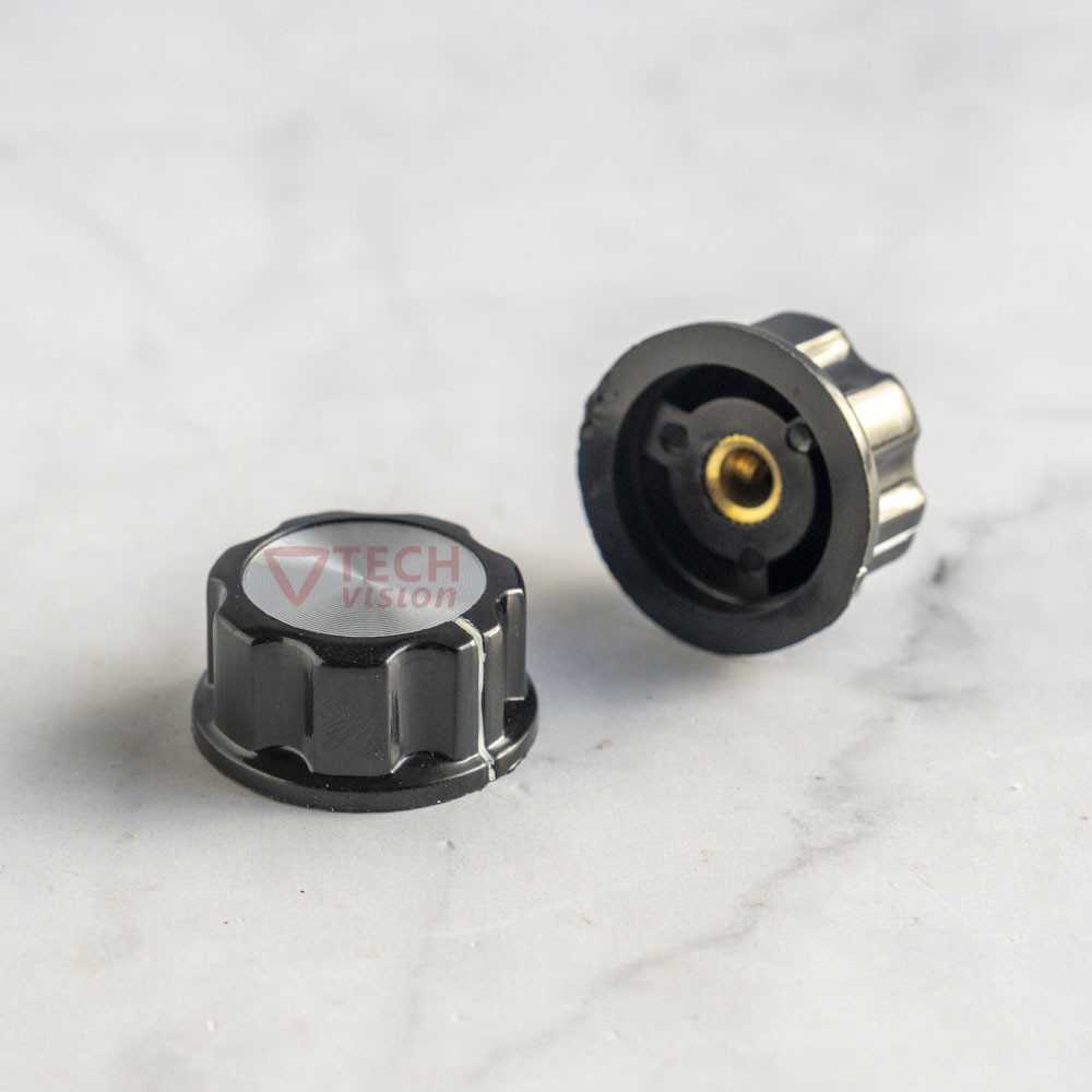 Jual Knop MFA04 untuk Potensio Rotary Switch Audio Knob ukuran Sedang
