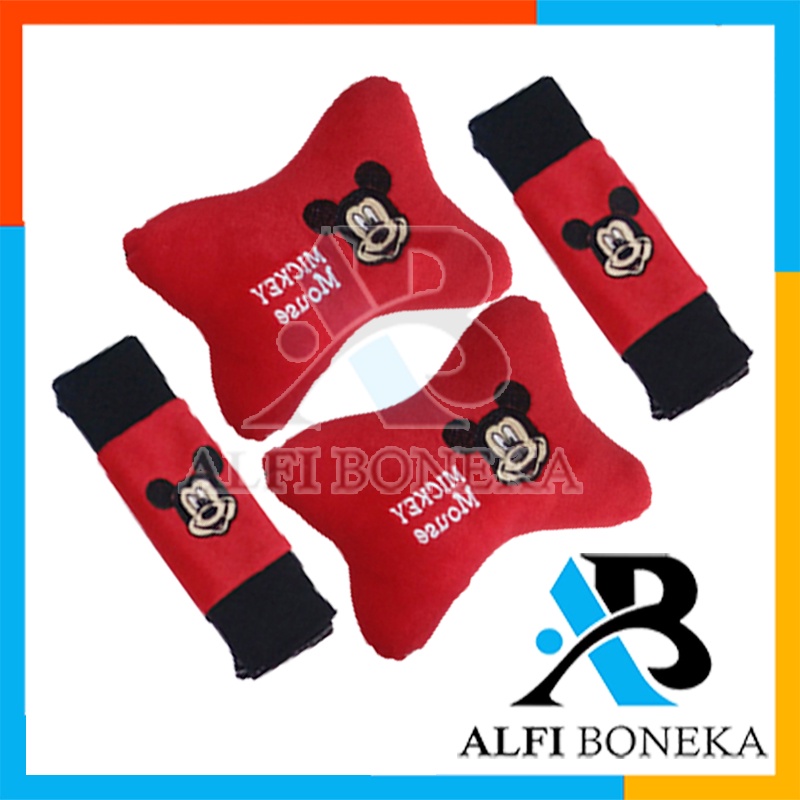 [ COD ] Bantal Set TRD 4 in 1 - Bantal Mobil Set - Bantal Set Mobil - Bantal Set Mobil Trd Sportivo Murah - Bantal Mobil 4in1 - Set bantal Mobil TRD Sportivo