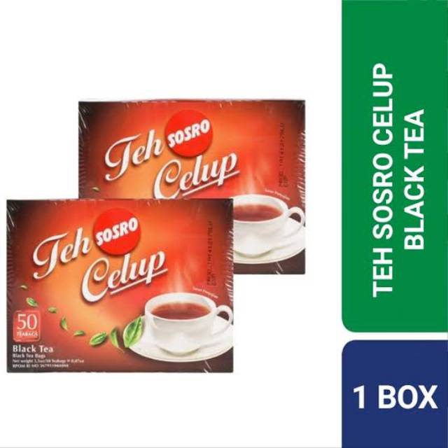 

SOSRO TEH CELUP BLACK TEA 50'S @2GR
