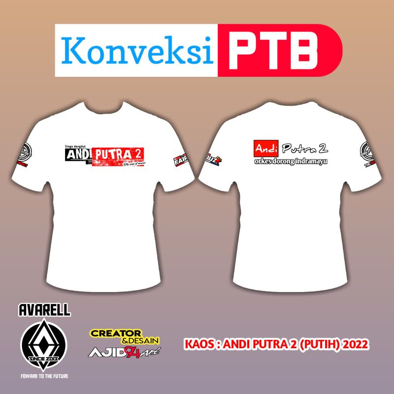 kaos ANDI PUTRA 2 Putih