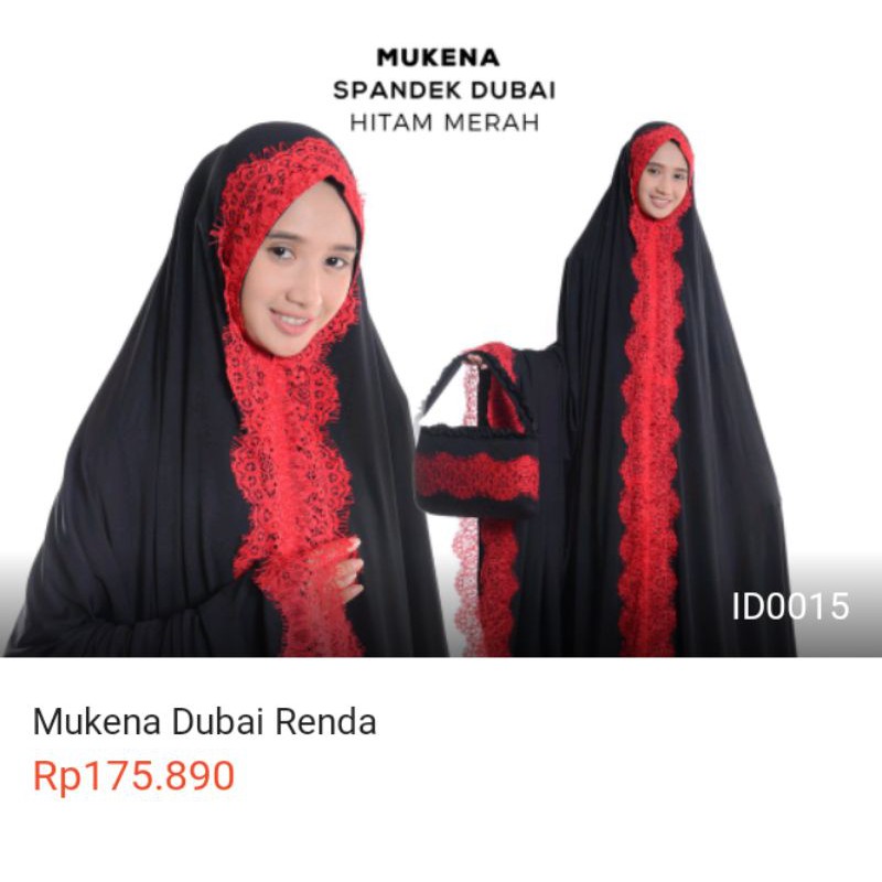 mukena dubai renda