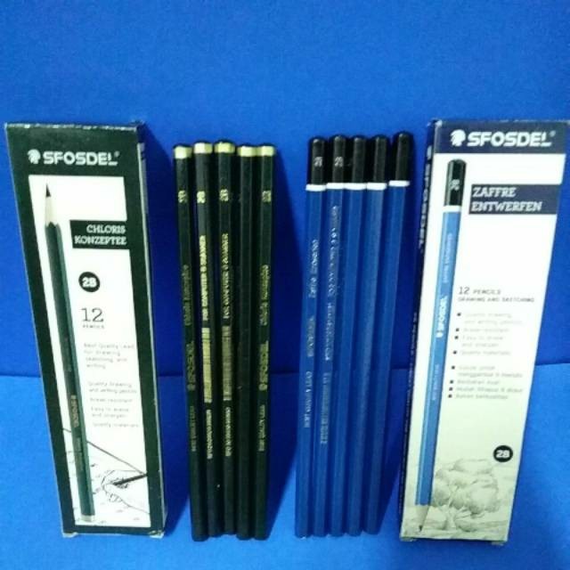 

PENSIL 2B MURAH SFOSDEL MIRIP FABER CASTELL dan stadler