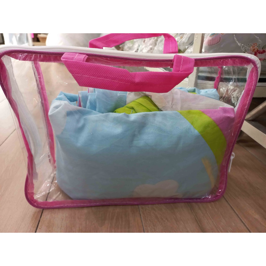 tas sprei plastik mika / selimut plastik / sprei dompet tali - size L