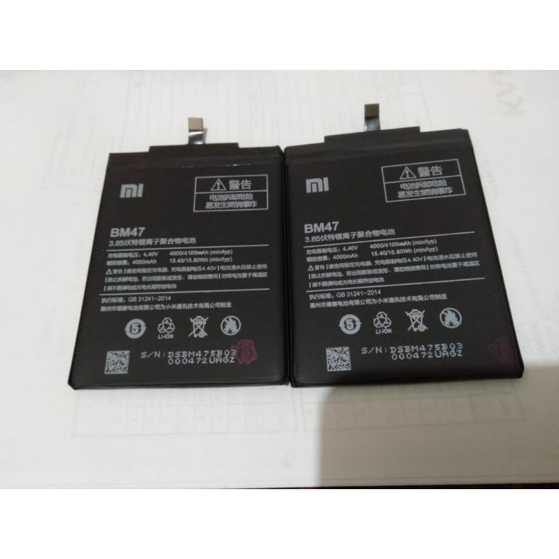 batre Batrei Batrey Xiaomi Redmi 3 3s BM47 Original