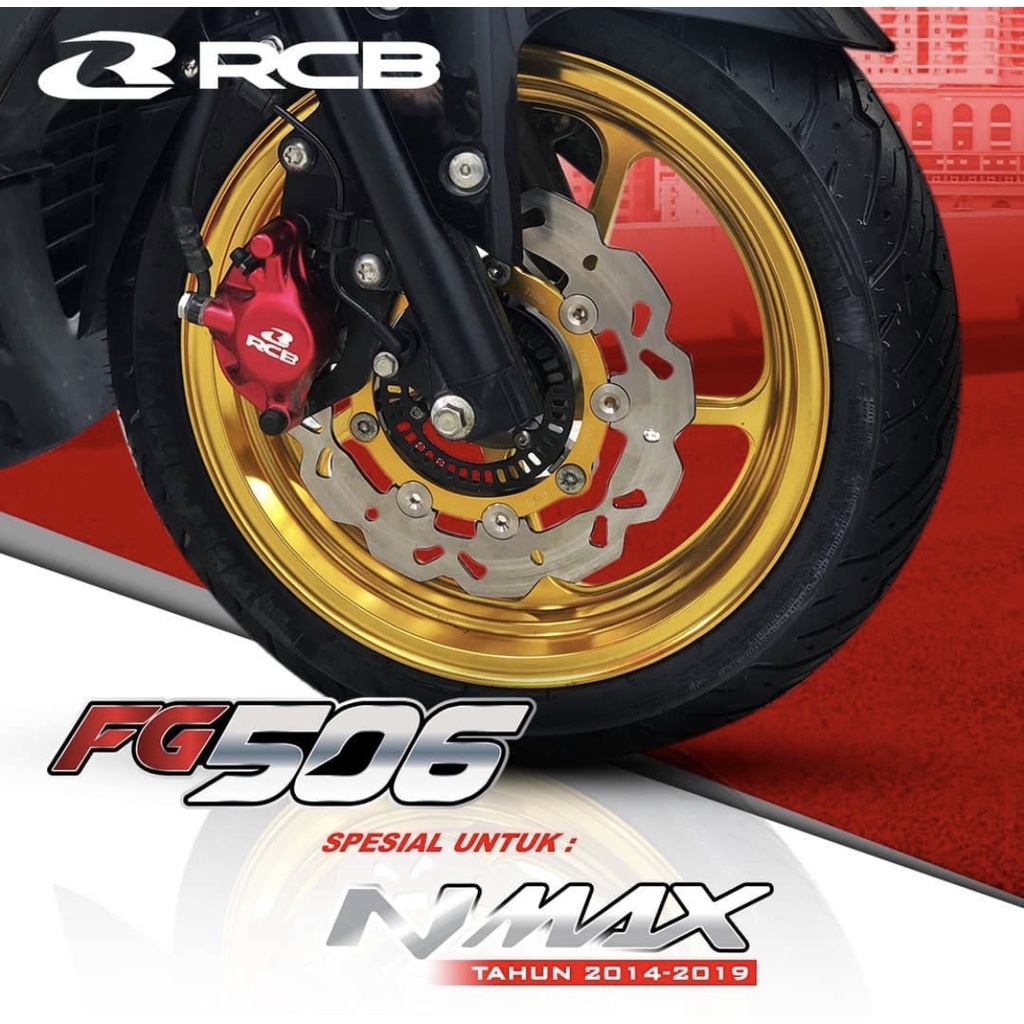 SULTAN SERIES Racing Boy Rims Velg FG 506 Yamaha Nmax old FORGED GOLD