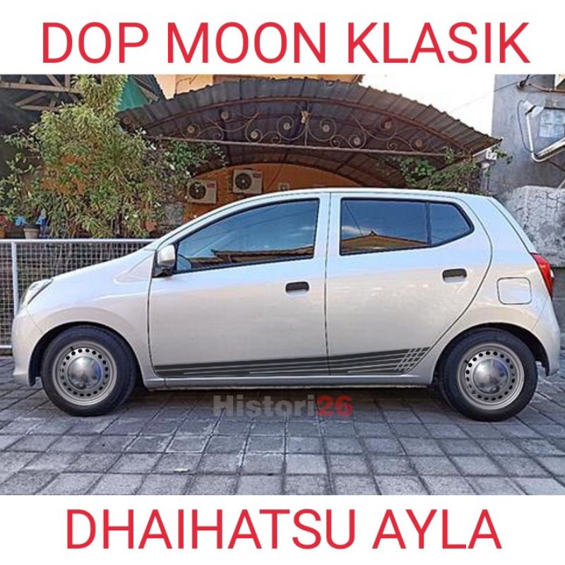 Dop moon clasik retro Velg Kaleng R13 R14 R15 pcd4x100 pnp tinggal Pasang
