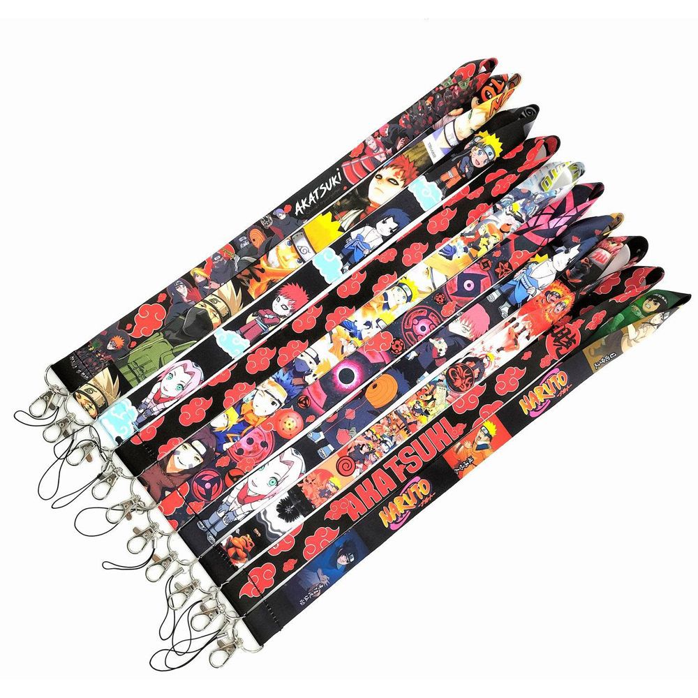 Lanfy Tali Lanyard Handphone Motif Kartun Anime Naruto