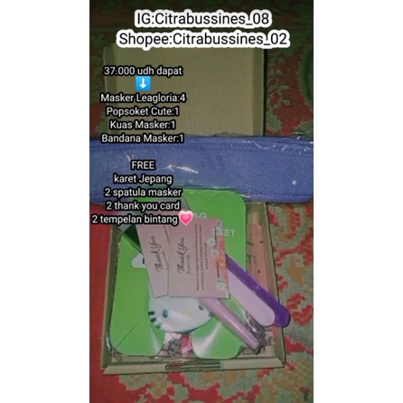 CB-Paket hemat lengkap masker leagloria