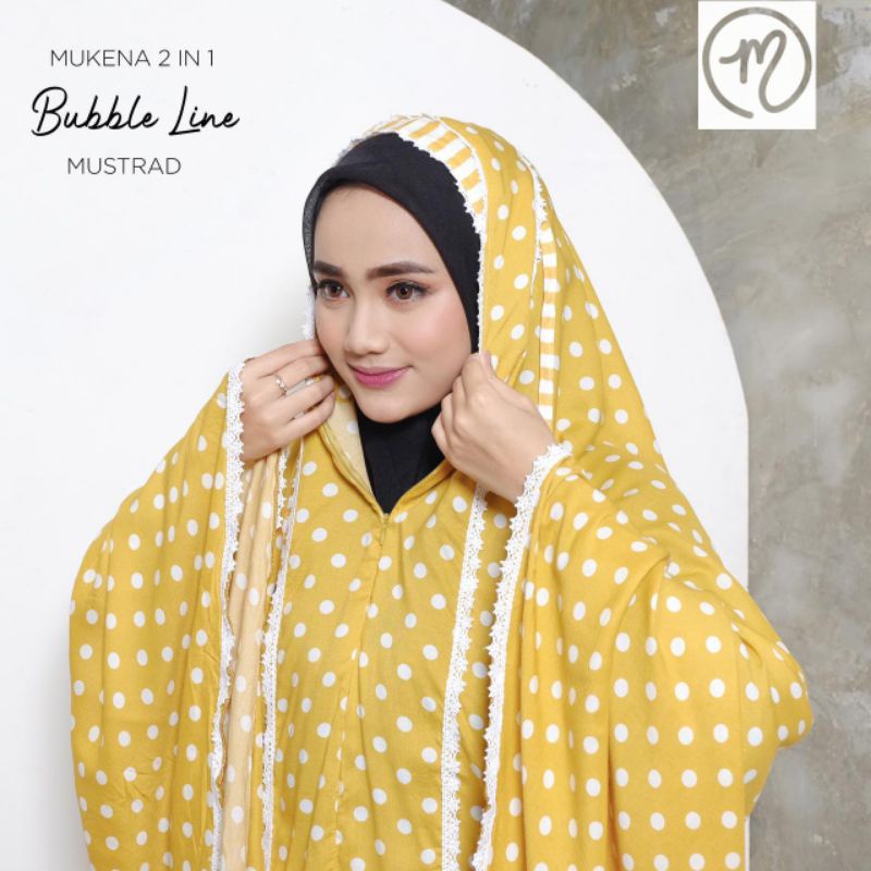 Mukena Dewasa Rayon 2in1 POLKADOT Jumbo!