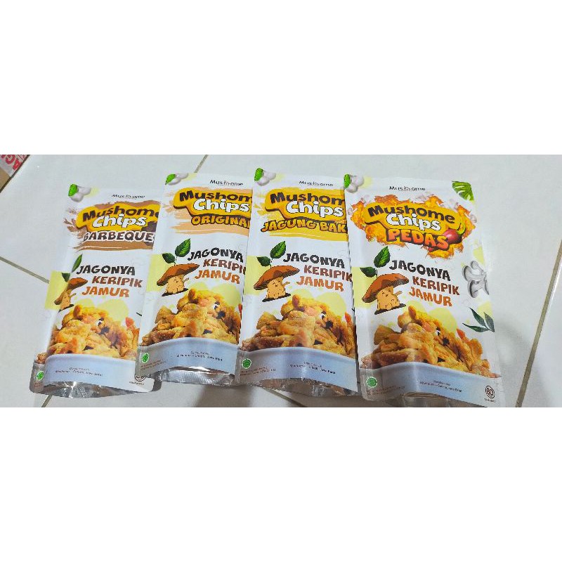 

mushome Chips Pedas jagonya keripik jamur