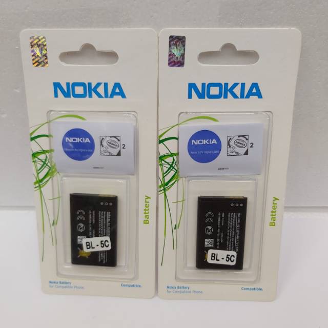 Murah !! Batterai/batre/bat Nokia ( BL-5C / BL-4C ) Hitam Original 100%