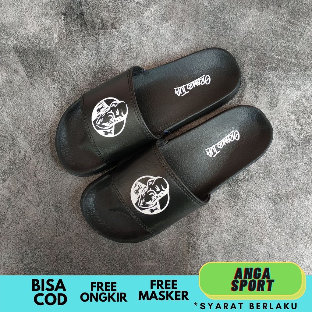 SANDAL SLIDE ORANG TUA PRIA WANITA / SANDAL SLOP CEWEK COWOK MURAH /SENDAL FLIP FLOP SANTAI TERMURAH