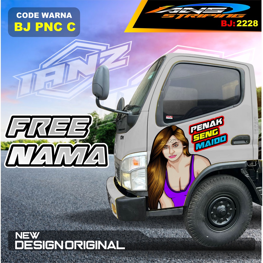 STICKER PINTU TRUK FUSO RAGASA / DECAL PINTU DUMTRUK  / STIKER MOBIL TRUK / STIKER PINTU TRUK KEREN