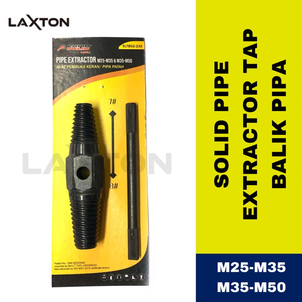 Solid Tap Balik Pipa Alat Pembuka Pipa Keran Patah Extractor SLTB02-235