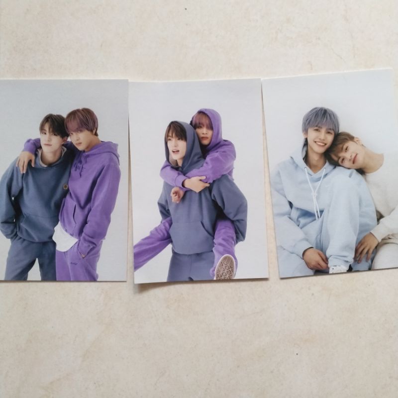 POSTCARD SG21 NCT DREAM (SEASON GREETING 2021 HOODIE UNGU ECHAN JENO MARK JAEMIN)