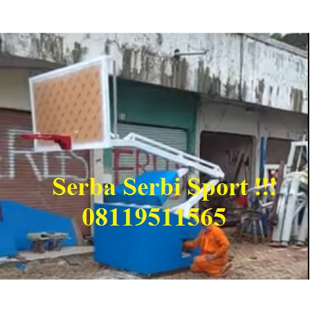 Portable Tiang Ring Basket Melipat + Ring Per 2