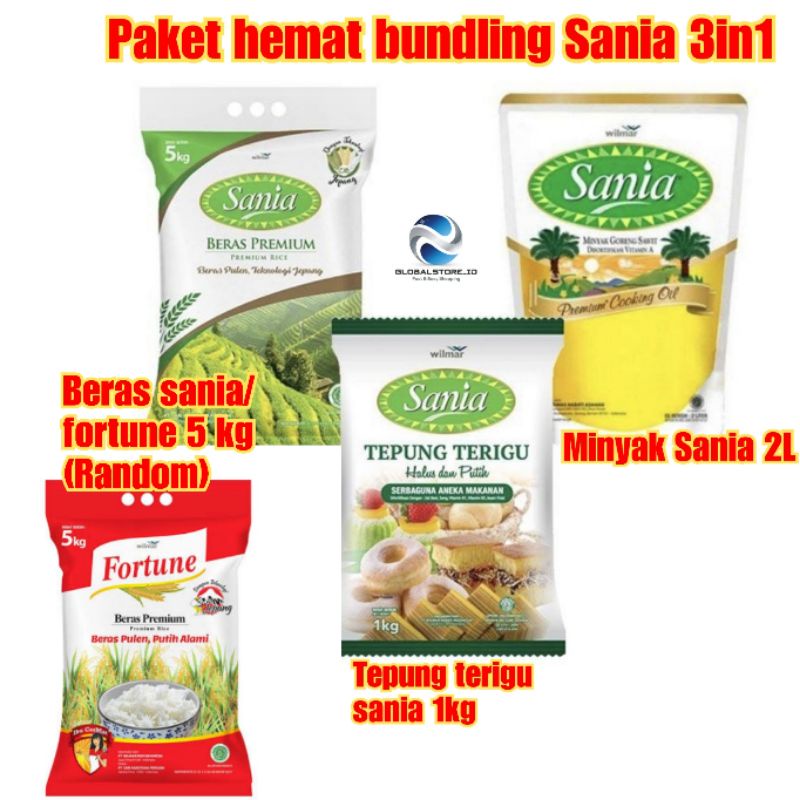 Paket sembako bundling 3in1