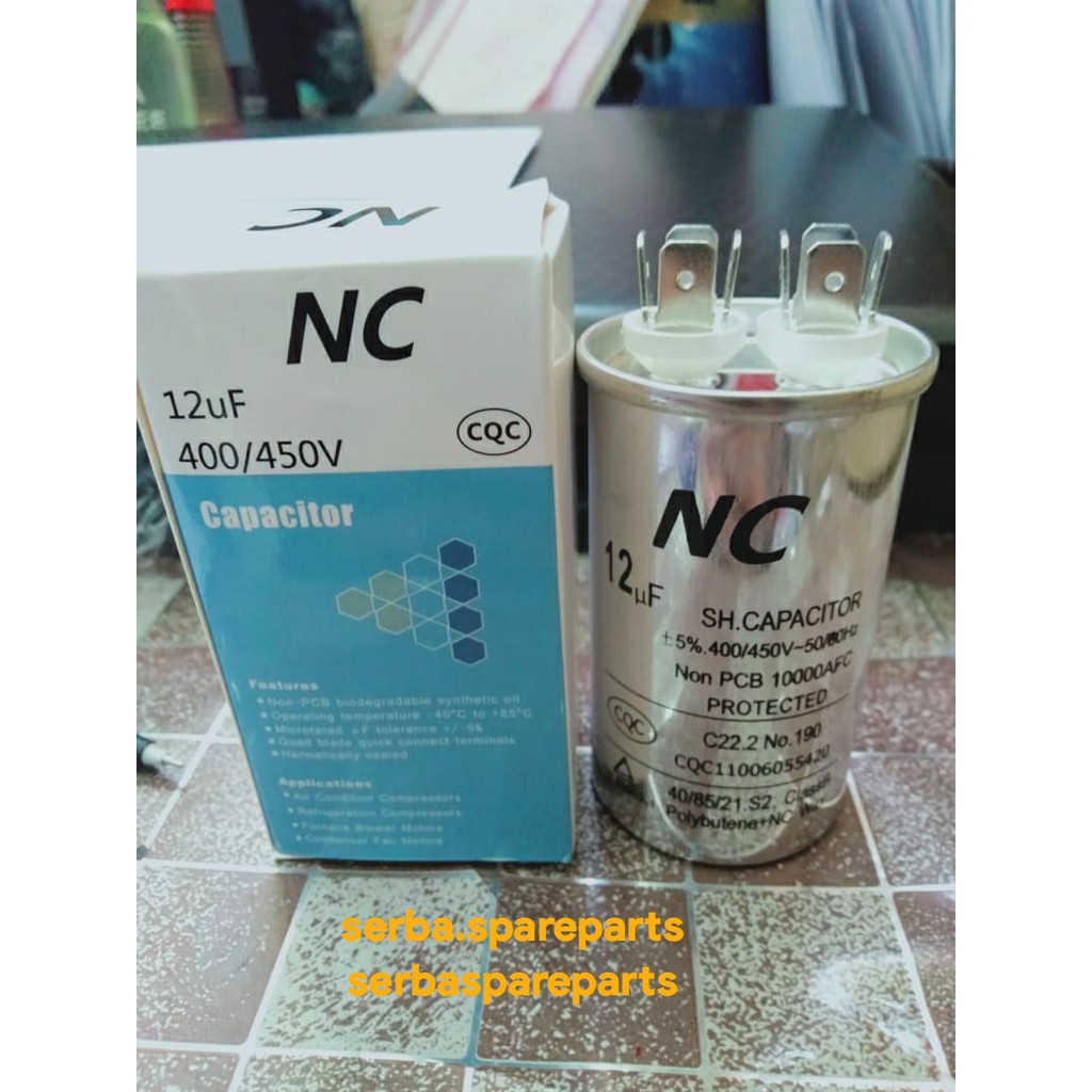 Capasitor 12Uf 400/450V NC