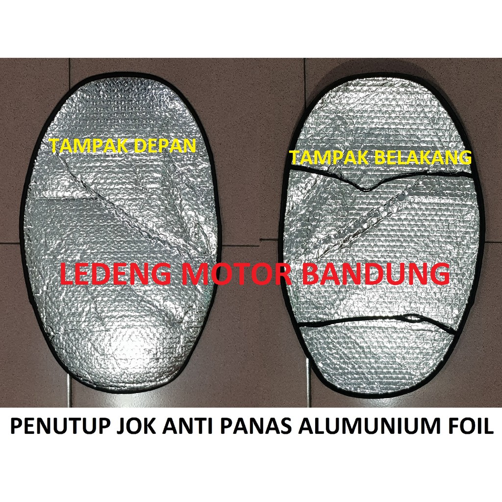 Penutup Jok Anti Panas Aluminuim Foil Cover Tutup Tempat Duduk Motor