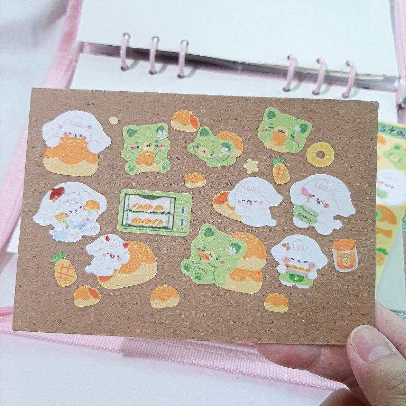 

Nastar Vinyl Glitter Sticker Deco Sticker Stiker Jurnal Lucu