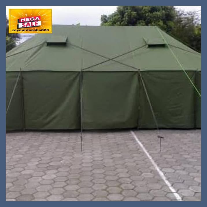 Terpal Awet- Terpal Kain Lapis Karet Sejenis Terpal Tenda Tentara Ukuran 4X3 Meter 56Eye77-