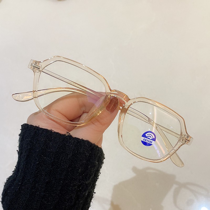 Anti Radiation glasses Whole sale shades plastic frame round shape clear lens eyeglasses