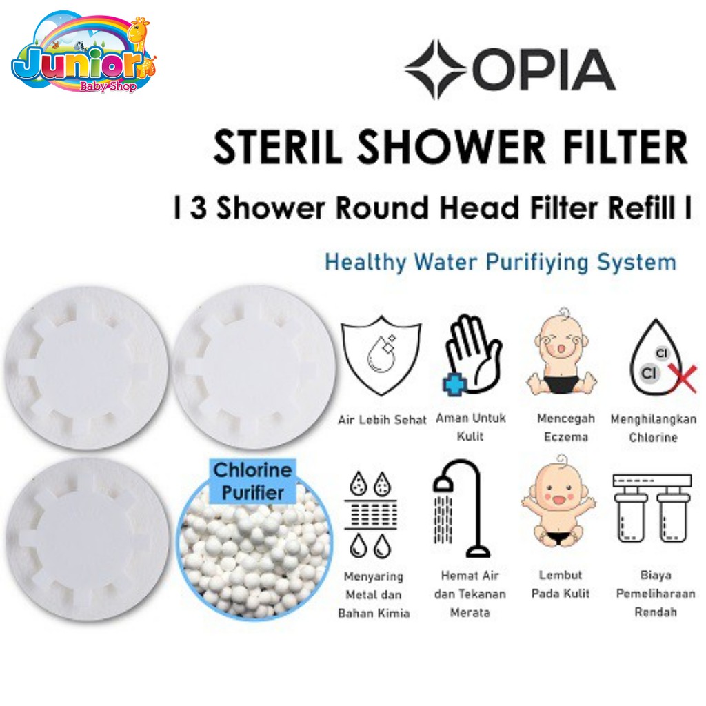 Opia Shower Head Filter Refill Pack