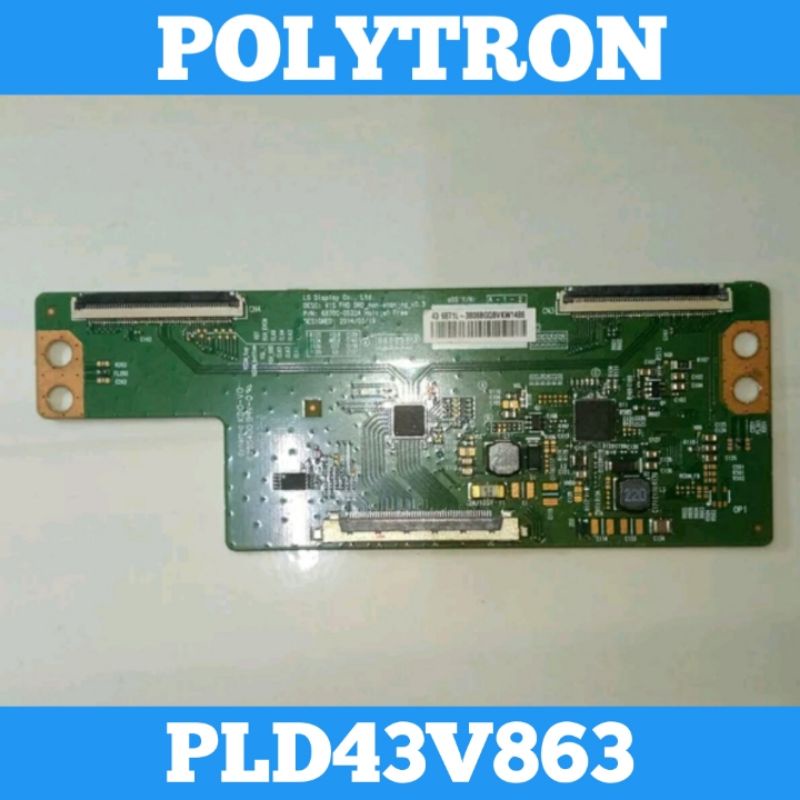 Tcon POLYTRON PLD43V863 Tcon 43V863 Tcon TV LED POLYTRON PLD 43V863
