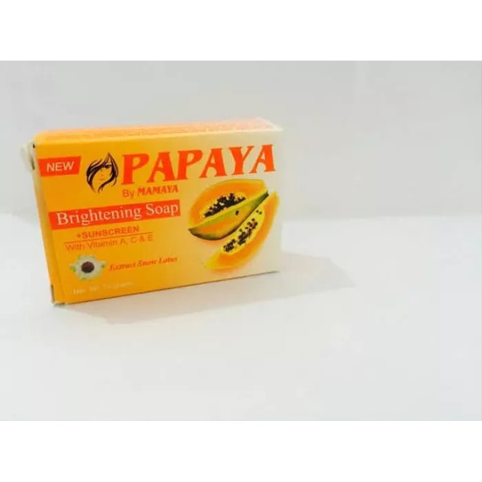 PAPAYA by MAMAYA Brightening Soap ❤ jselectiv ❤ Sabun RDL Pepaya MAMAYA - ORI✔️BPOM✔️HALAL MUI✔️COD✔️