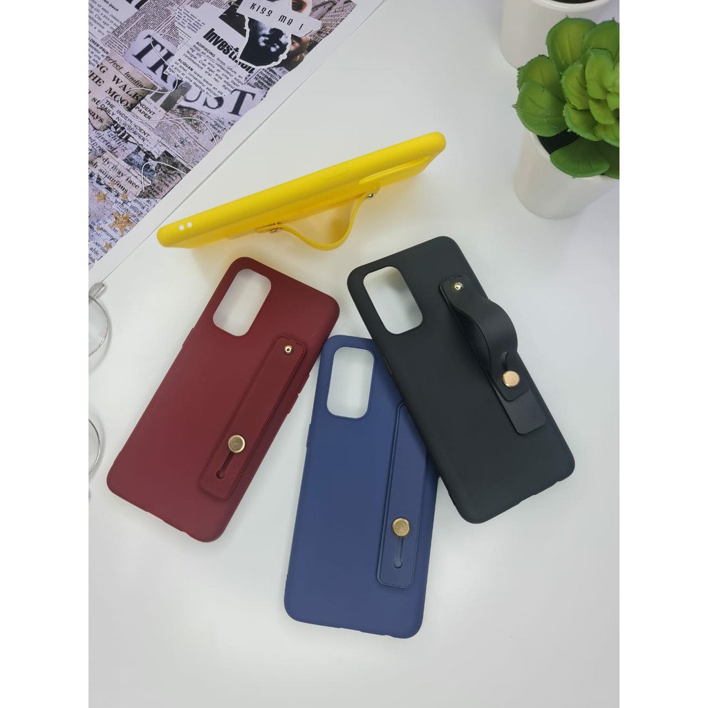 [CS] Softcase Handstand - for Samsung A10 A10S A20 A20S J2 PRIME J5 PRIME M31 A01 - Casing Handphone