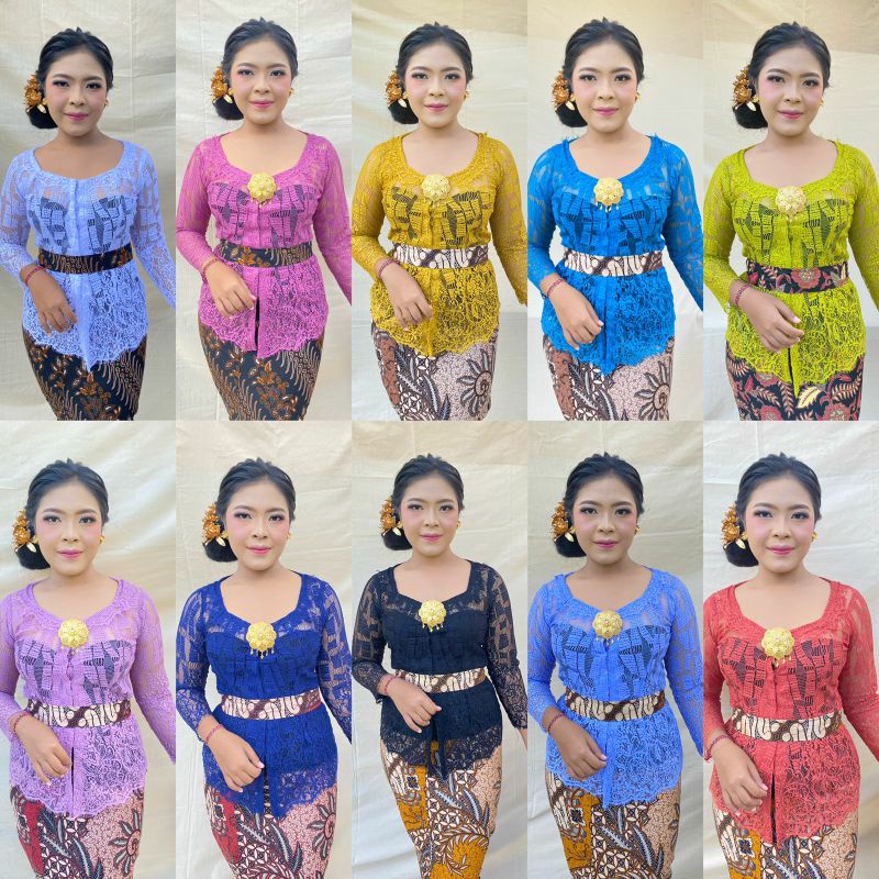 Kebaya Bali By Ani Kebaya Semifrance Lengan Panjang