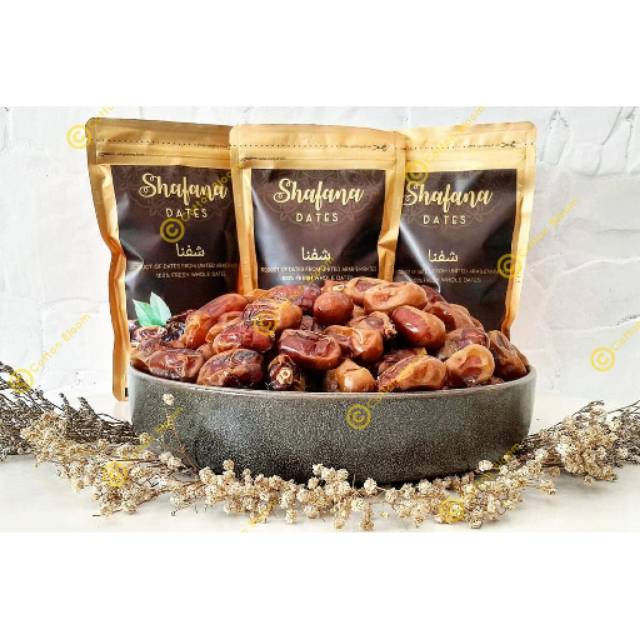 

Shafana Dates - Kurma Import Organik Asli Arab - Korma Premium 250gram