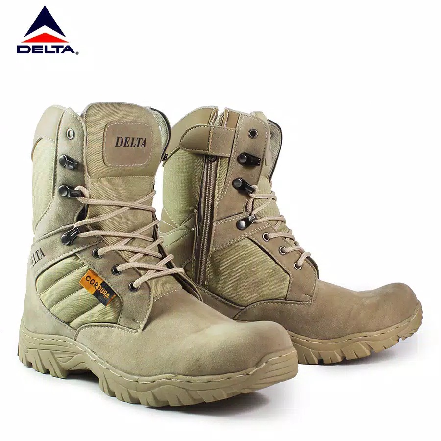 SEPATU BOOT UJUNG BESI PRIA DLTA CORDURA GURUN USA BOOTS SEFTY