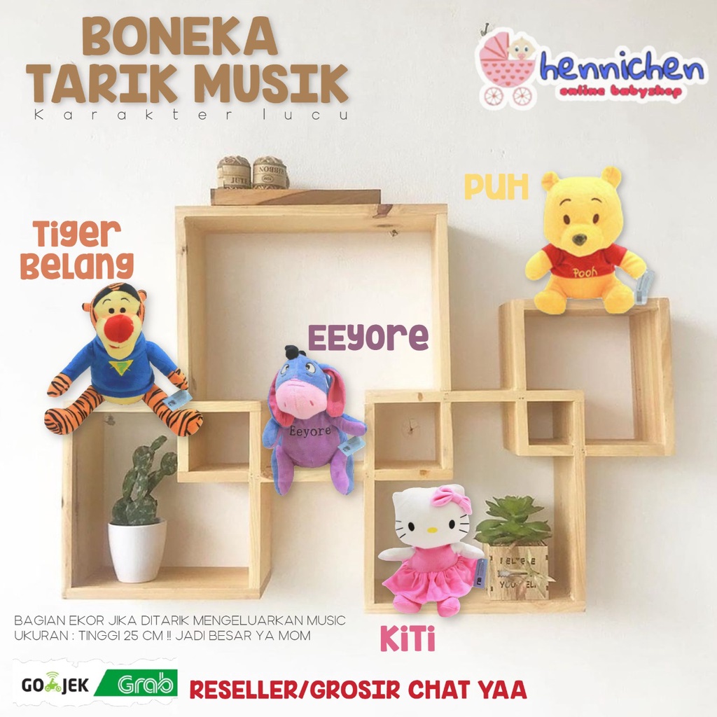 TERMURAH BONEKA TARIK MUSIK KARAKTER