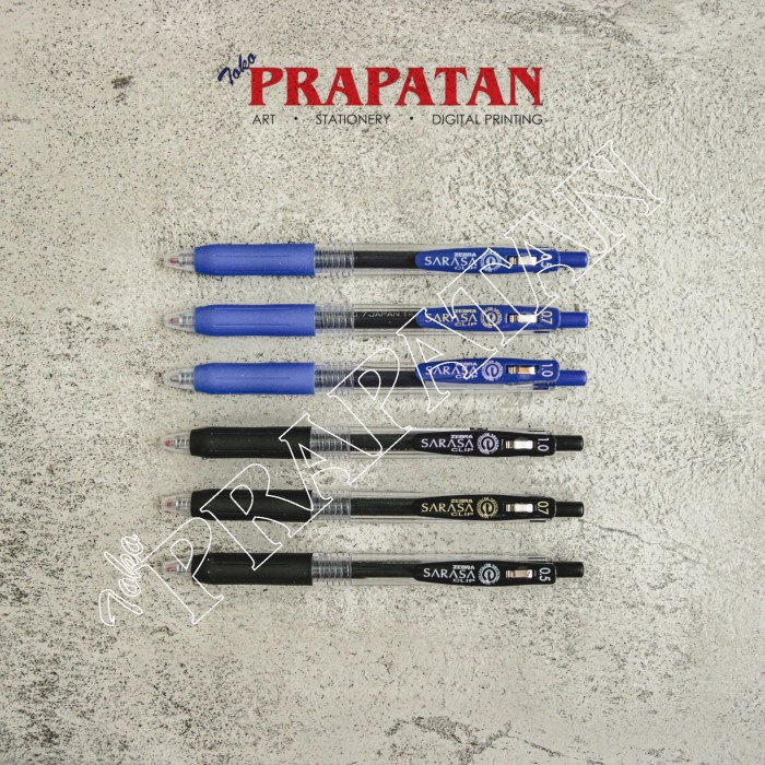 

SALE Pulpen Gel Zebra Sarasa Hitam & Biru 0.5/0.7/1.0 - Hitam, 0.5