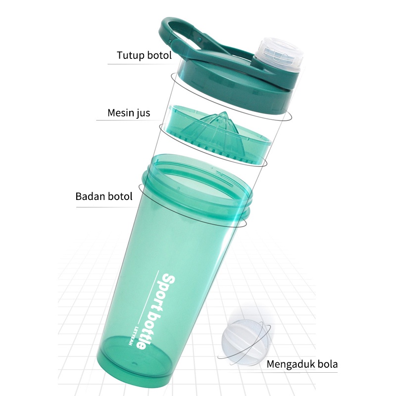 Letyeah &amp; Anantagt Botol Air Anak Imut tumbler 700ml /Sport Cup olahraga botol minum bpa free