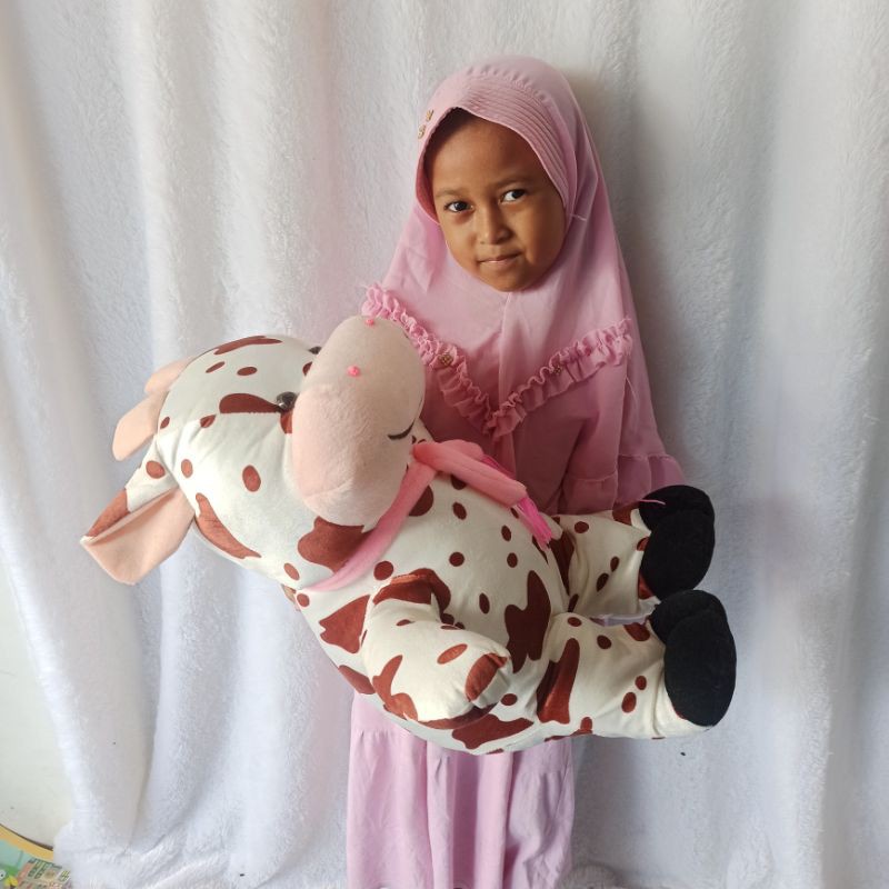 Boneka sapi berdiri XL murah