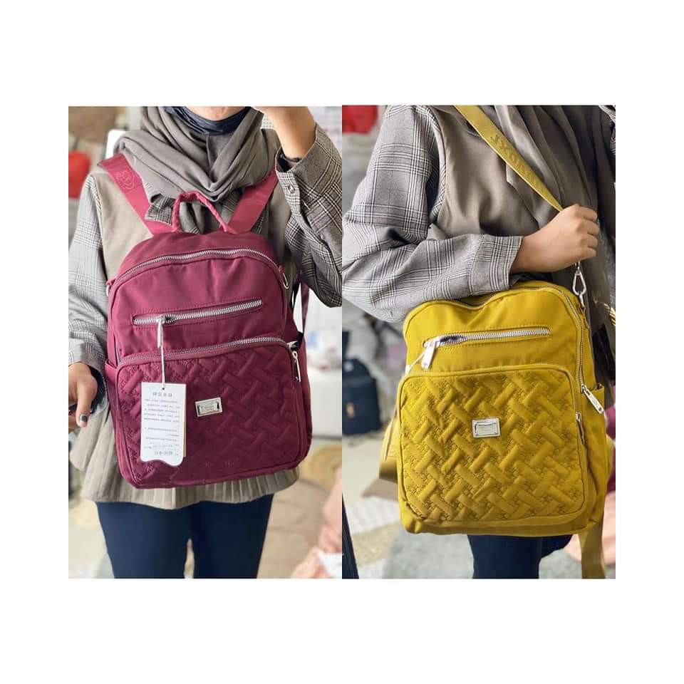 Tas Ransel Wanita Multifungsi Tas Chibao 7959-22 Bahan kanvas size 27x34 cm. Tas Ransel Chibao Tas Chibao Import Chibao Best Seller.!!