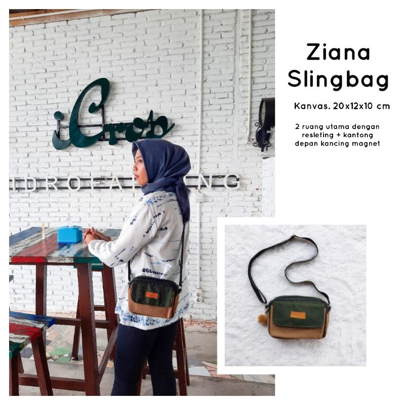 Ziana Slingbag cocok buat jalan santai ataupun tas sepeda