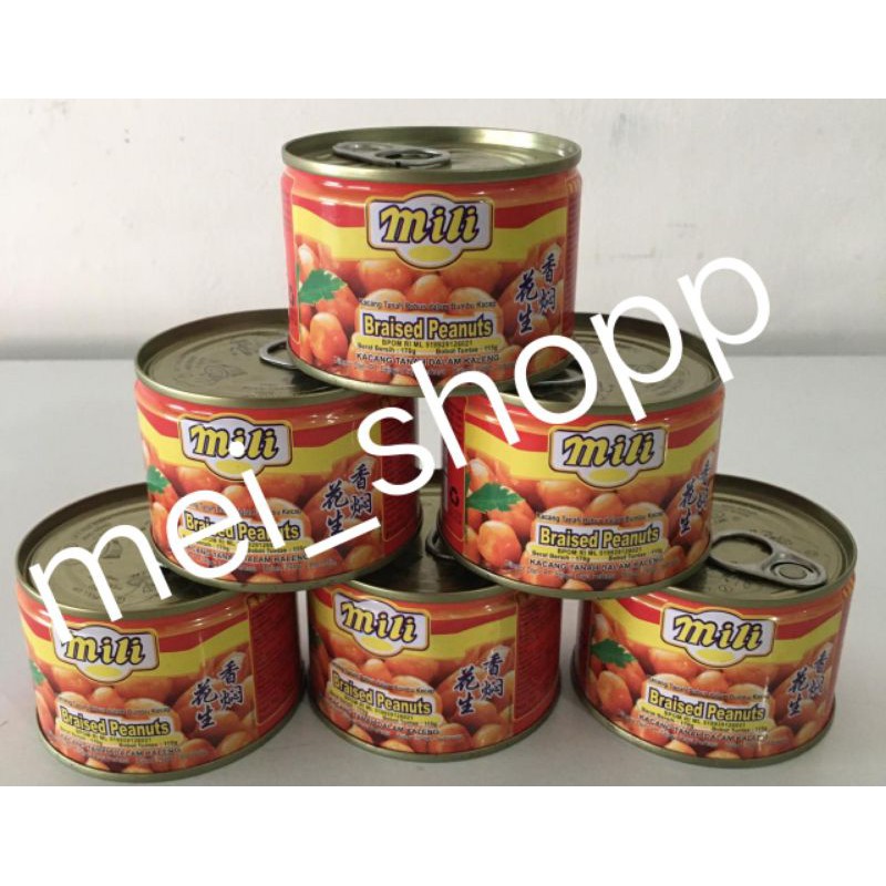 

MILI BRACE PEANUT 170GRAM, IMPORT SINGAPORE MALAYSIA KACANG TANAH SIAP REBUS YANG LEMBUT TTS 170GRAM