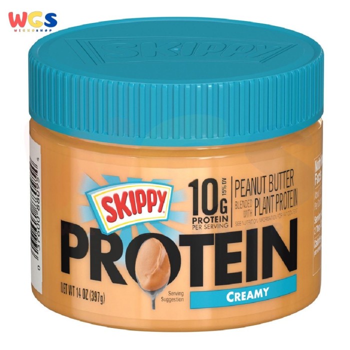 

Skippy USA Peanut Butter Blended with Plant Protein Creamy 14oz 397g