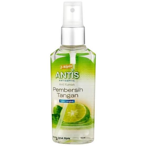 ANTIS Hand Sanitizer Botol Spray Jeruk Nipis 55 ml