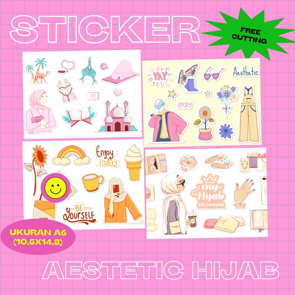 

STICKER SET AESTETIC HIJAB | STIKER AESTETIC | STICKE TUMBLR | STIKER LAPTOP | STIKER HP | STIKER HELM