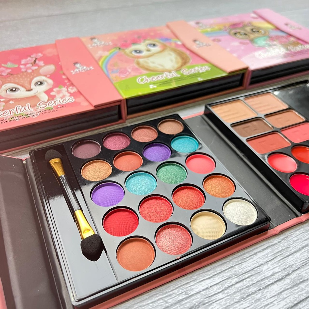 [BPOM] SHERBY Make Up Pallete bentuk Dompet Brilliant Series - MERMAID EDITION ( 8002 )