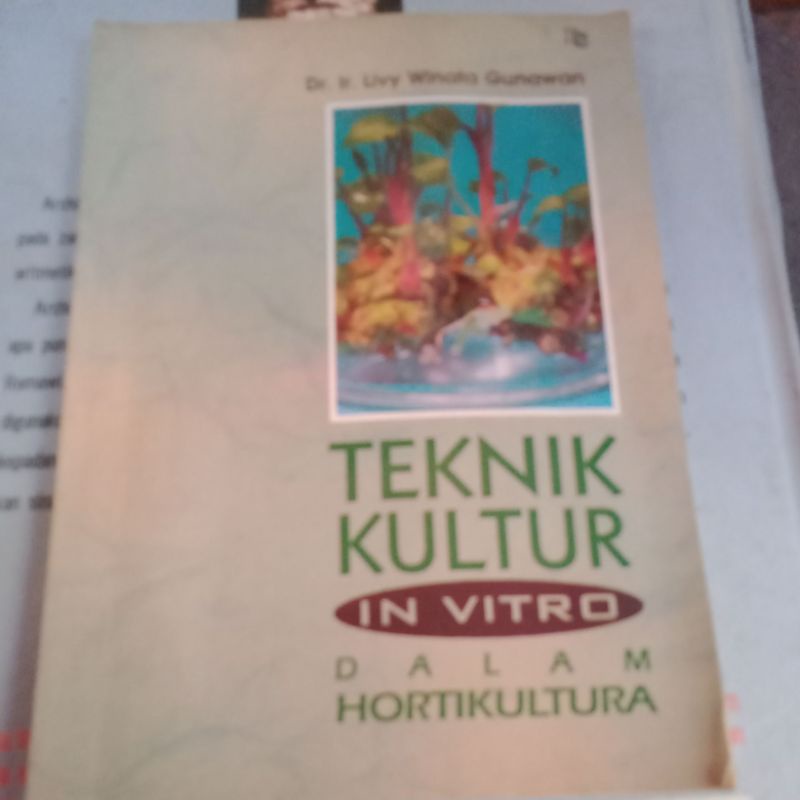 

TEKNIK KULTUR IN VITRO DALAM HORTIKULTURA