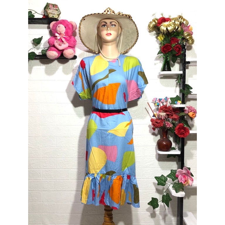 daster arab lengan panjang Daster kekinian murah daster rumple jumbo LD 125